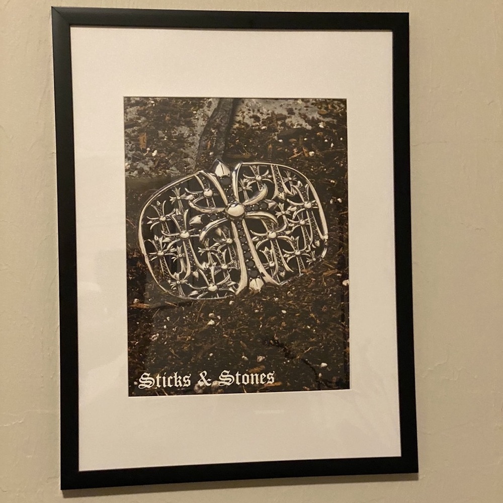 CHROME HEARTS WALL ART “Buckle up”